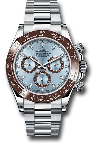 Rolex 950 Platinum Cosmograph Daytona 40mm Watch - Ice Blue Index Dial - 116506