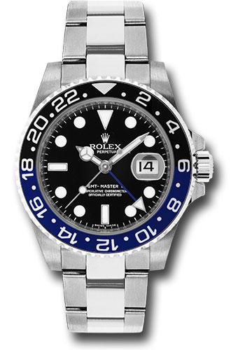 Rolex Steel GMT-Master II 40 Watch - Black And Blue 