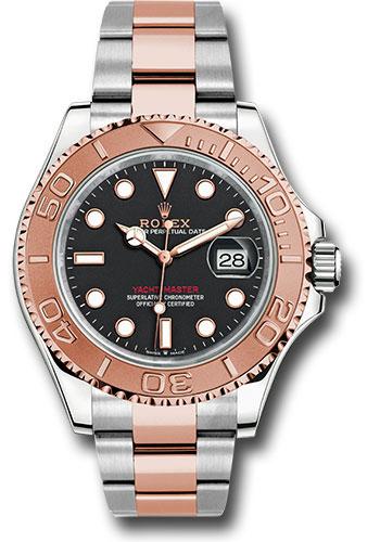 Rolex Steel and Everose Gold Yacht-Master 40mm Watch - Black Dial - 126621 bk