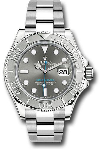 Rolex Steel and Platinum Yacht-Master 40mm Watch - Dark Rhodium Dial - 126622 dkrh