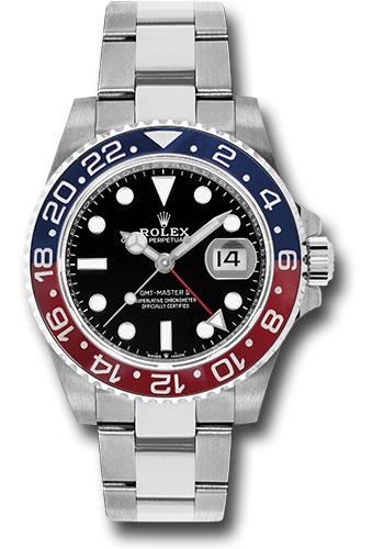 Rolex Steel GMT-Master II 40mm Watch - Blue And Red 