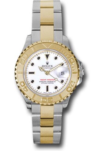 Rolex Steel and Yellow Gold Lady Yacht-Master 29mm Watch - White Dial - (Discontinued Model) 169623