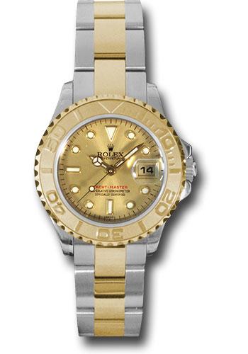 Rolex Steel and Yellow Gold Lady Yacht-Master 29mm Watch - Champagne Dial - (Discontinued Model) 169623 ch