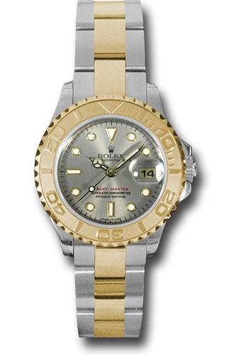 Rolex Steel and Yellow Gold Lady Yacht-Master 29mm Watch - Grey Dial - (Discontinued Model) 169623 g