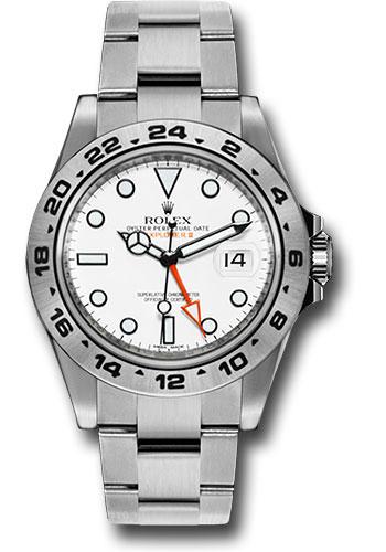 Rolex Oyster Perpetual Explorer II Watch - 42mm, White Dial -(Discontinued Model)  216570 w